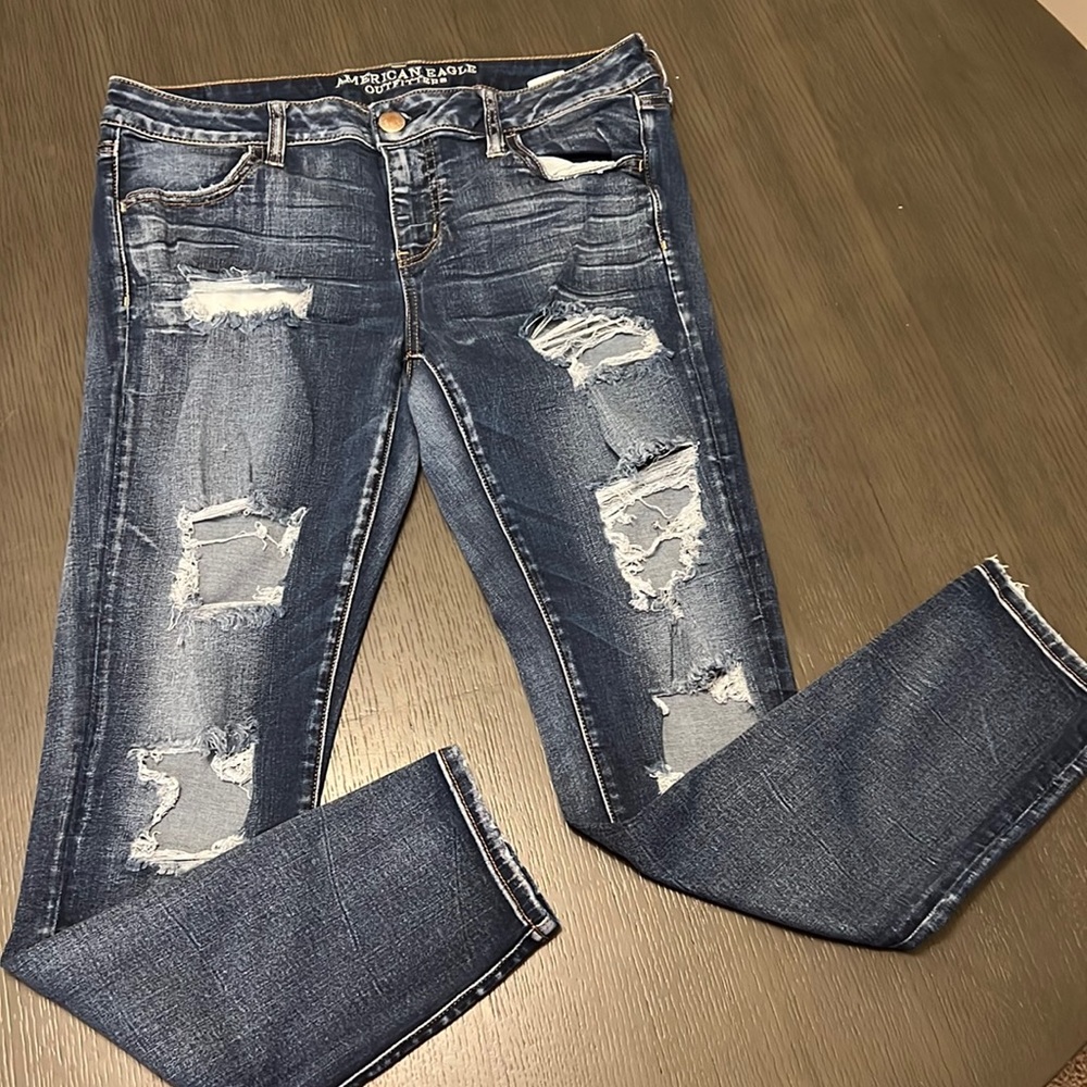 Size 14 Super Low American Eagle Jegging